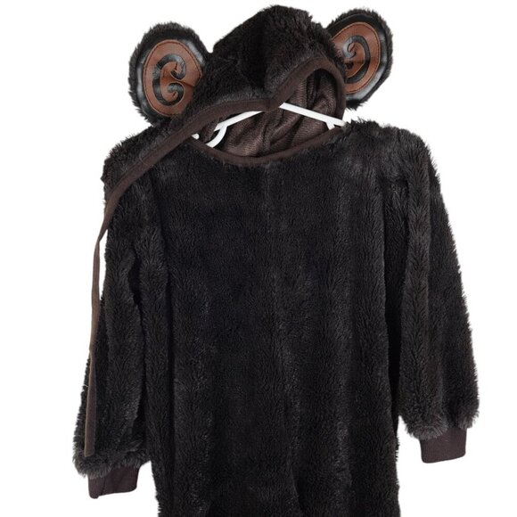 Monkey Costume‎ Kids Furry One-Piece With Ears & Tail Charades - Picture 2 of 9
